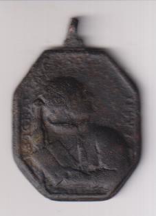 San Venancio. Medalla (AE 37 mm.) R/San Ignacio. Siglo XVIII