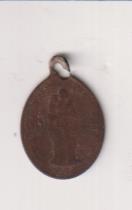 Virgen con Niño Jesús. Medalla (AE 18 mm.) R/Jesús o Santo. Ley en Japonés? Siglo XIX