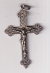 Crucificado. Cruz (AR 42 mm.) Siglo XIX
