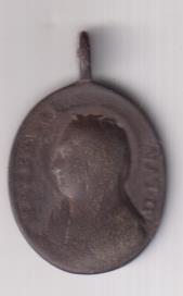 Salvat Mundis. Medalla (AE 31 mm.) R/Mater Salvat. Siglo XVII-XVIII