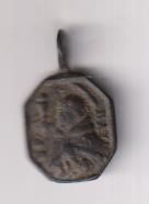 San pedro de Alejandría. medalla (AE 18 mm.) R/San PascuAL Bailón. Siglo XVII