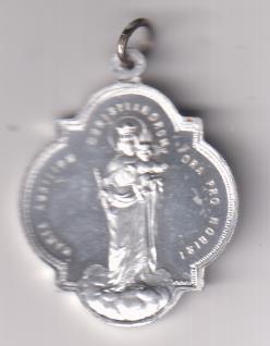 María Auxiliadora. Medalla (AL 38 mm.) R/Cáliz