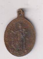 Ntra. Sra. de las Mercedes. medalla (AE 23 mm.) Ntra. Sra. del Santo Rosario. Siglo XIX