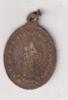 Ntra. Sra. de las Mercedes. medalla (AE 23 mm.) Ntra. Sra. del Santo Rosario. Siglo XIX
