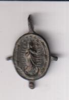 San Francisco de Asís. medalla (AE 19 mm.) R/Inmaculada. Siglo VII