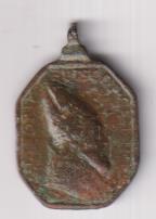 Mater Salvator. Medalla (25 mms.) R/ S. Carlos Borromeo. Siglo SVII-XVIII