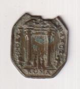 Puerta Santa. Medalla (AE 20 mms.) R/ Escalera Santa. Circa 1600
