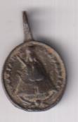 Virgen de Guadalupe Medalla (AE 17 mms.) R/ San Jerónimo. siglo XVII-XVIII