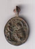 San Francisco Medalla (AE 17 mms.) San Antonio de Padua. Siglo XVII