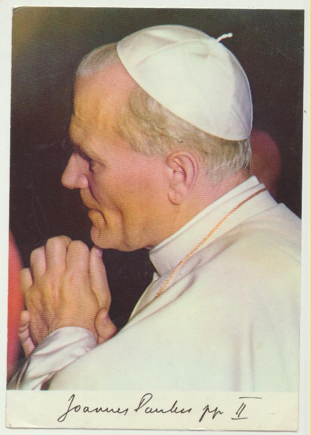 Postal de Juan Pablo II
