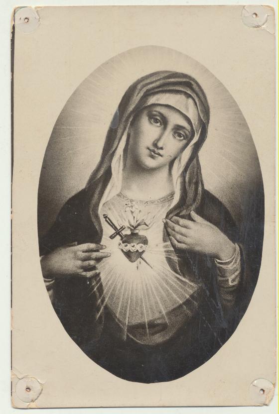 Foto Postal Española (13,5x9). Sagrado Corazón de María. 191?