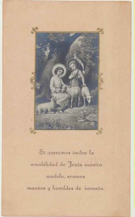 Antigua Estampa (12,5x7,5) Fotografía sobre cartulina. Principios siglo XX