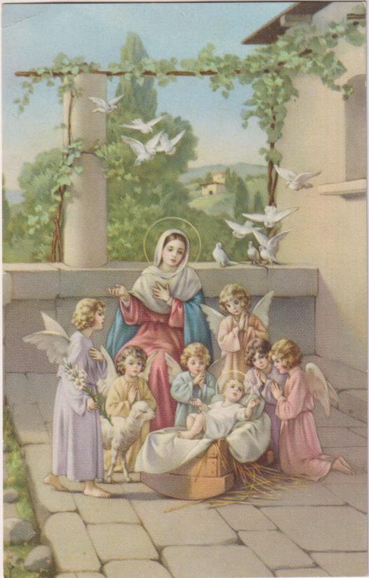 Niño Jesús, María y Ángeles. Destino: la Garriga 1940