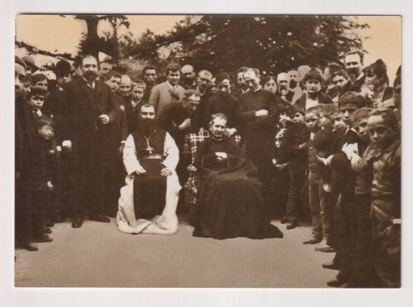 San Juan Bosco.  Fotografía de don Bosco en Marti-codolar. Barcelona, el 3 de mayo 1863. (1963) Sin usar