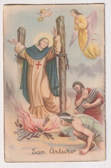 San Arturo. Postal sin usar