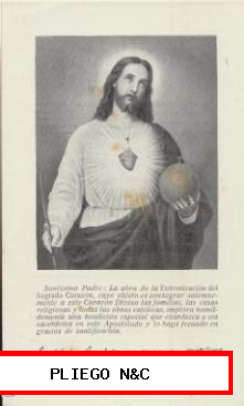 Recuerdo de la entronización del Divino Corazón de Jesús. Sevilla 1921. (13x8)