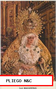 Ntra. Señora de la Esperanza (La Macarena) 11,5x7