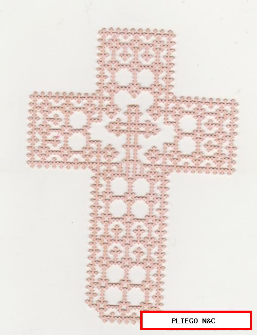 cruz (15x7) de puntilla. Siglo xix