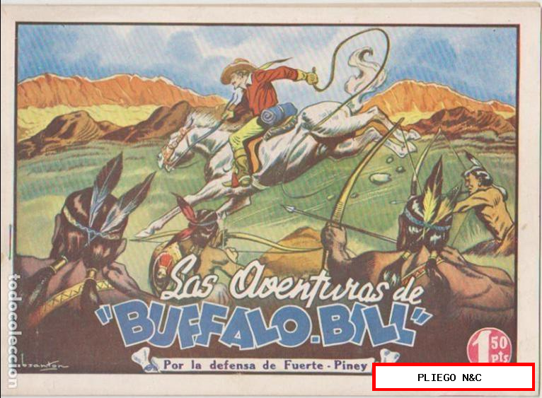 Buffalo Bill nº 3. Por la defensa del fuerte piney. Proa 1943