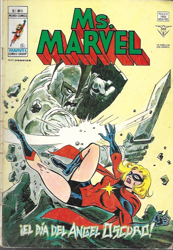 Ms. Marvel. Vértice 1978. Nº 6