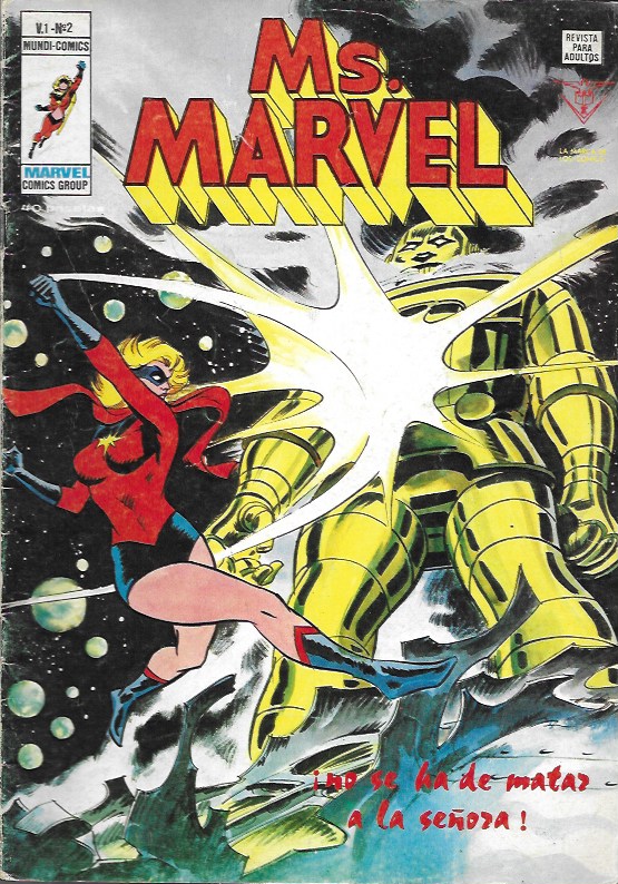 Ms. Marvel. Vértice 1978. Nº 2