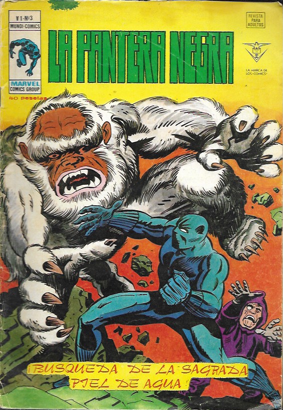 La Pantera Negra. Vértice 1978. Nº 3