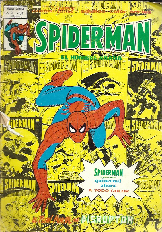 Spiderman v3. Vértice 1975. Nº 58