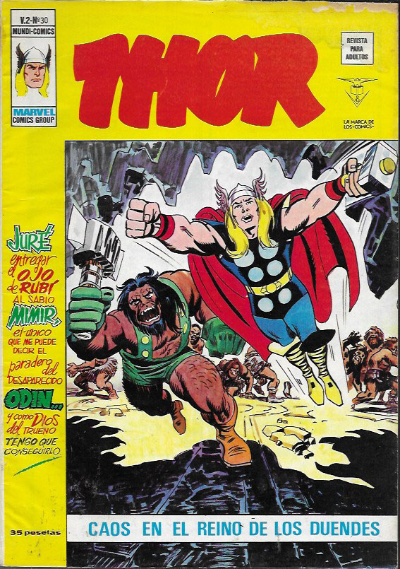 Thor. Vértice 1974. Nº 30