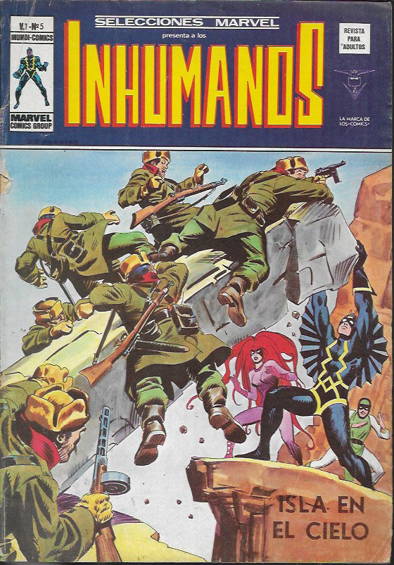 Selecciones Marvel. Vértice 1977. Nº 5 Inhumanos