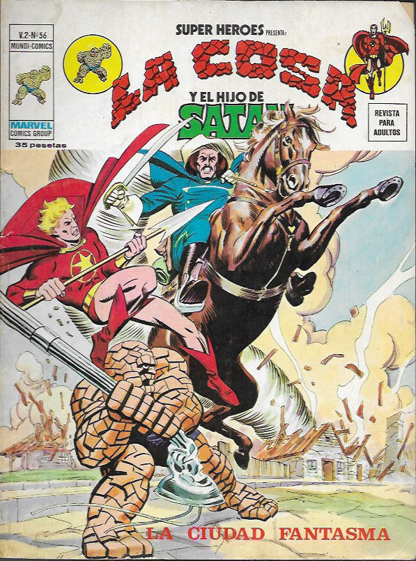 Súper Héroes v2. Vértice 1974. Nº 56 La Cosa y el Hijo de Satán