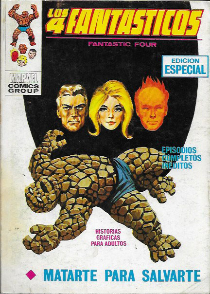 Los 4 Fantásticos. Vértice 1969. Nº 21