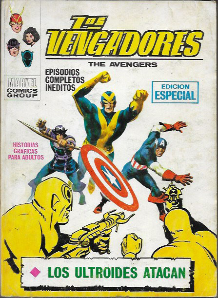 Los Vengadores. Vértice 1969. Nº 16