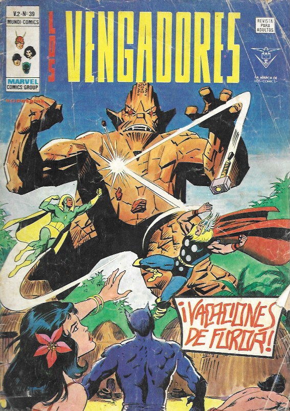 Los Vengadores v2. Vértice 1974. Nº 39