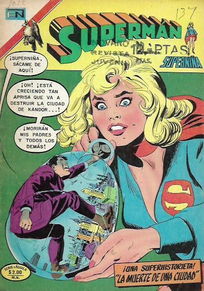 Superman. ER /Novaro 1952. Nº 1012 (6 mayo 1975)