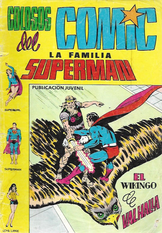 Colosos del Cómic. La familia Superman. Valenciana 1979. Nº 9