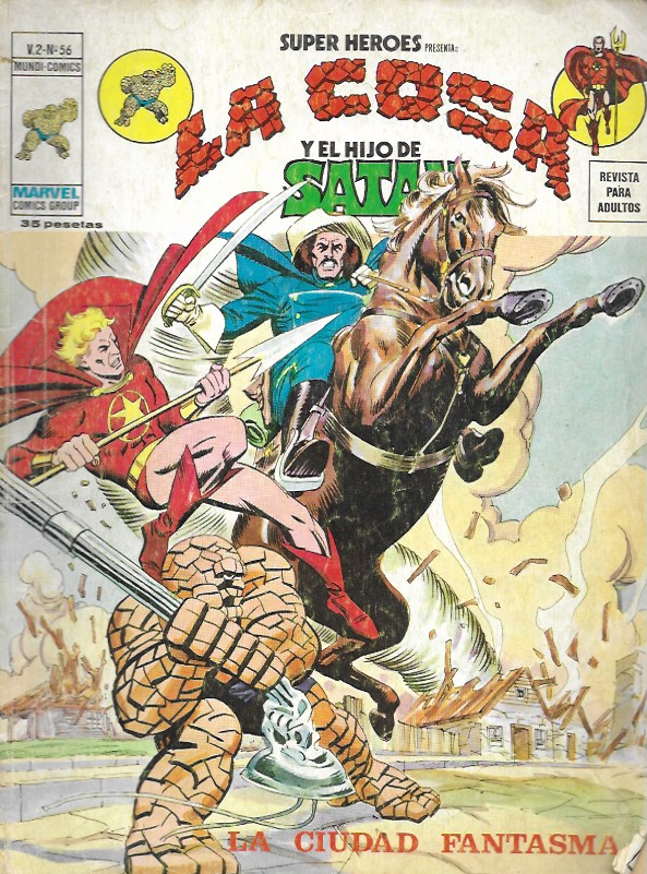 Súper Héroes v2. Vértice 1974. Nº 56 La Cosa y el Hijo de Satán