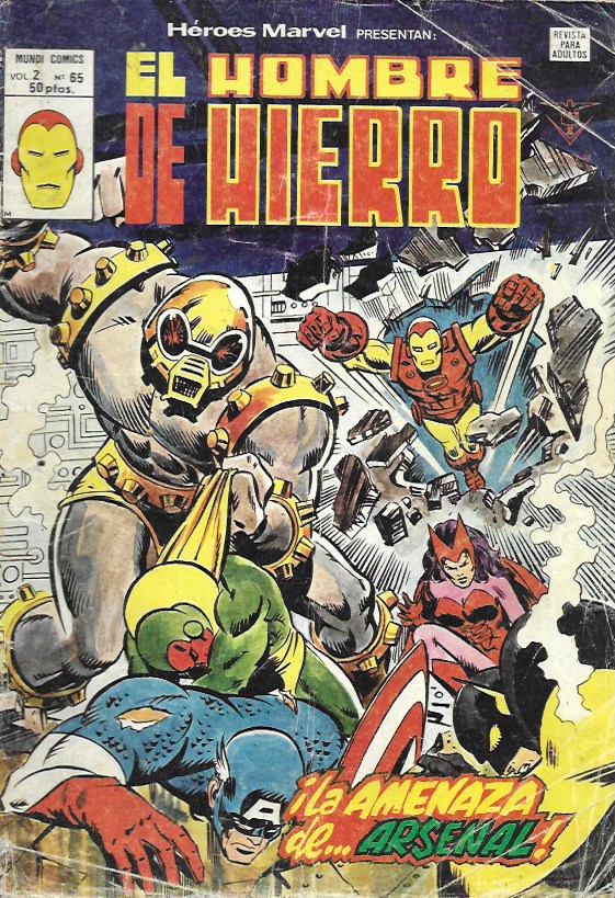 Heroes Marvel v2. Vértice 1975. Nº 65