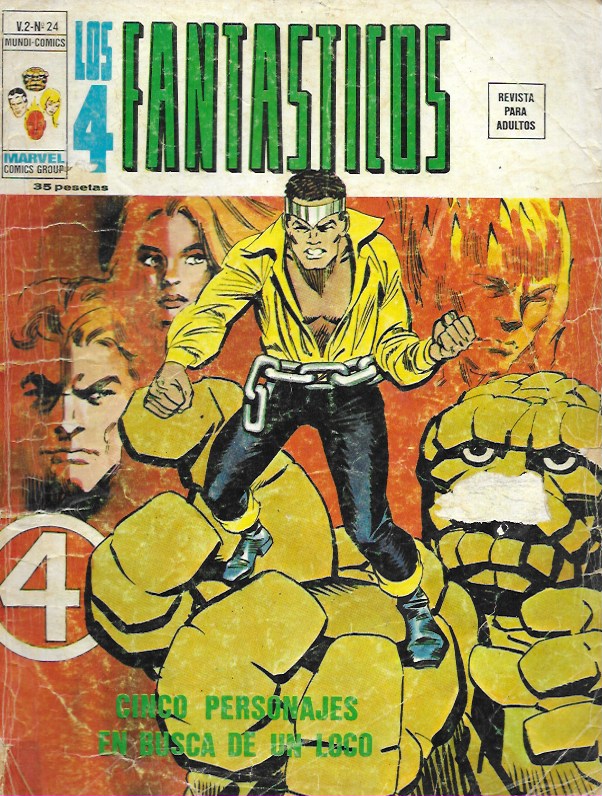 Los 4 Fantásticos v2. Vértice 1974. Nº 24