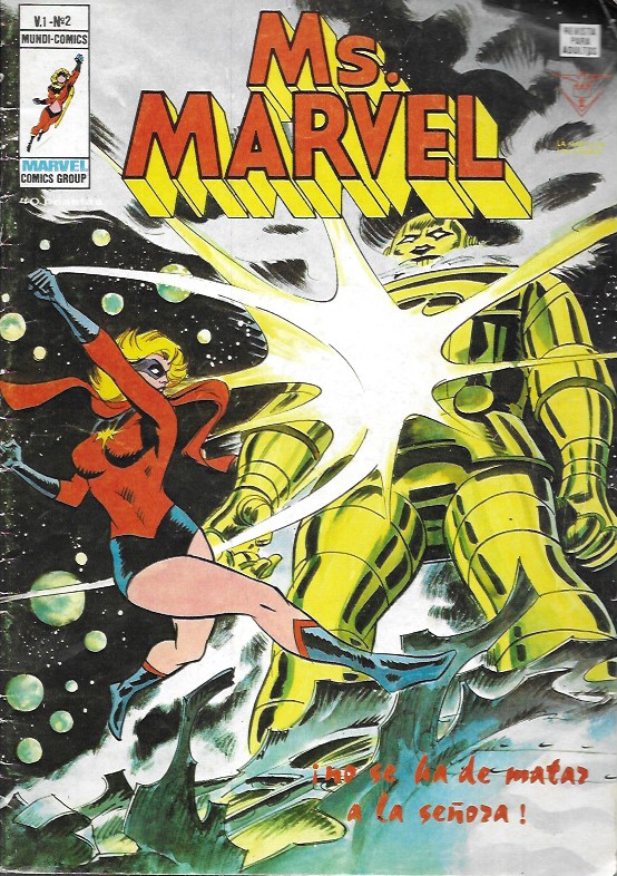 Ms. Marvel. Vértice 1978. Nº 2