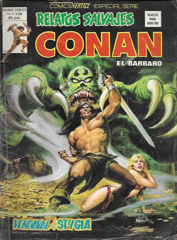 Relatos Salvajes. Vértice 1974. Nº 84 Conan el Bárbaro
