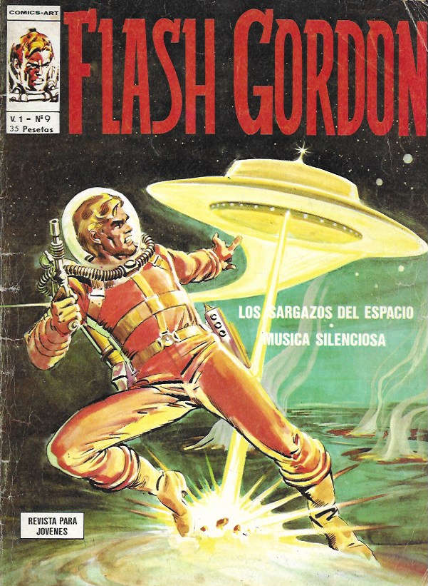 Flash Gordon v1. Vértice 1974. Nº 9