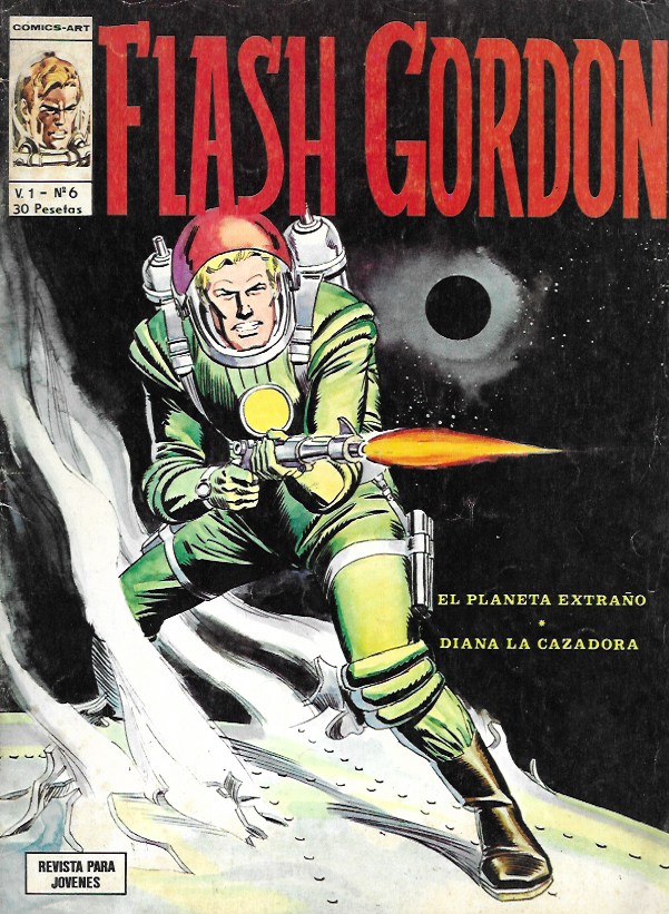Flash Gordon v1. Vértice 1974. Nº 6