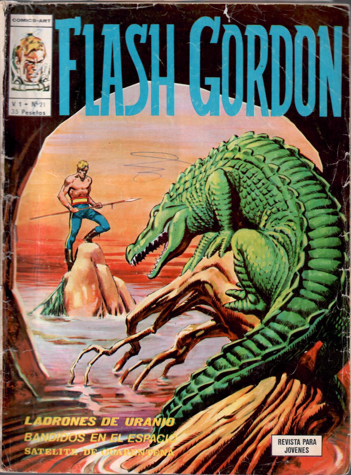 Flash Gordon v1. Vértice 1974. Nº 21