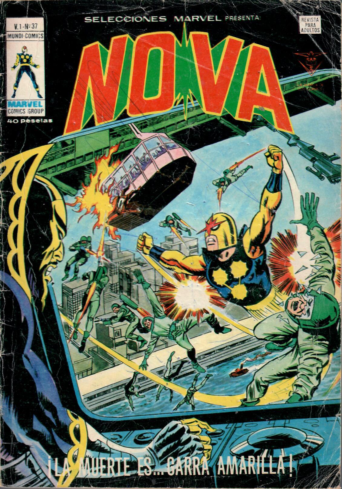 Selecciones Marvel. Vértice 1977. Nº 37 Nova