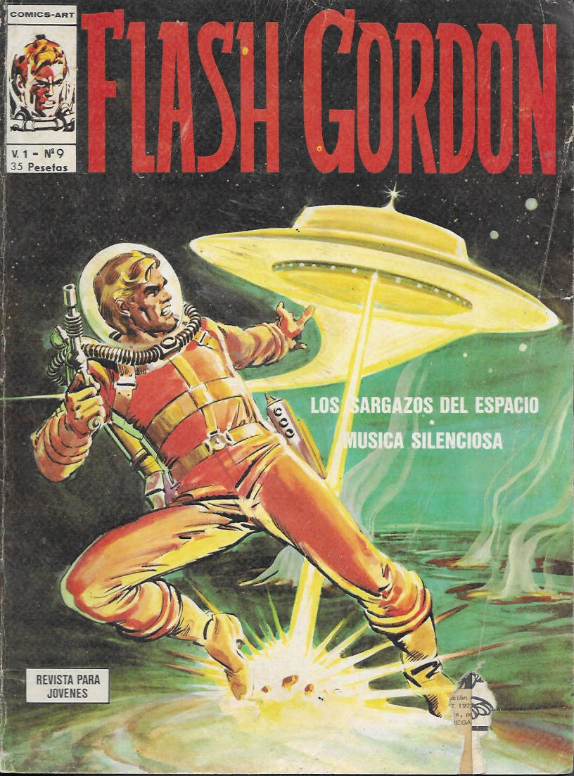 Flash Gordon v1. Vértice 1974. Nº 9