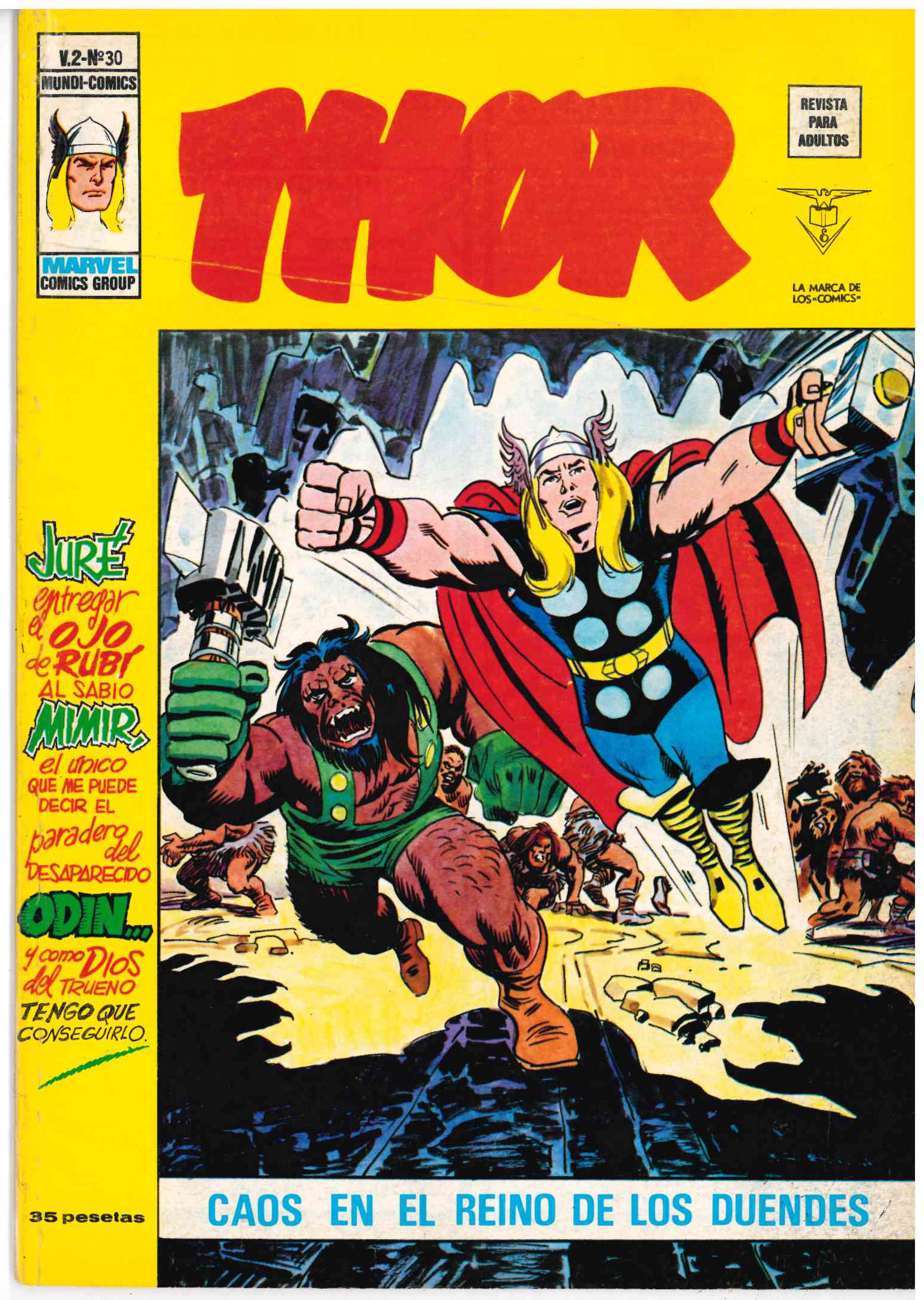 Thor. Vértice 1974. Nº 30