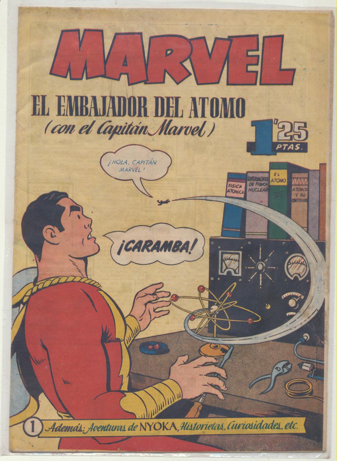 El Capitán Marvel. Hispano Americana 1949. Nº 1 (El Embajador del Átomo)