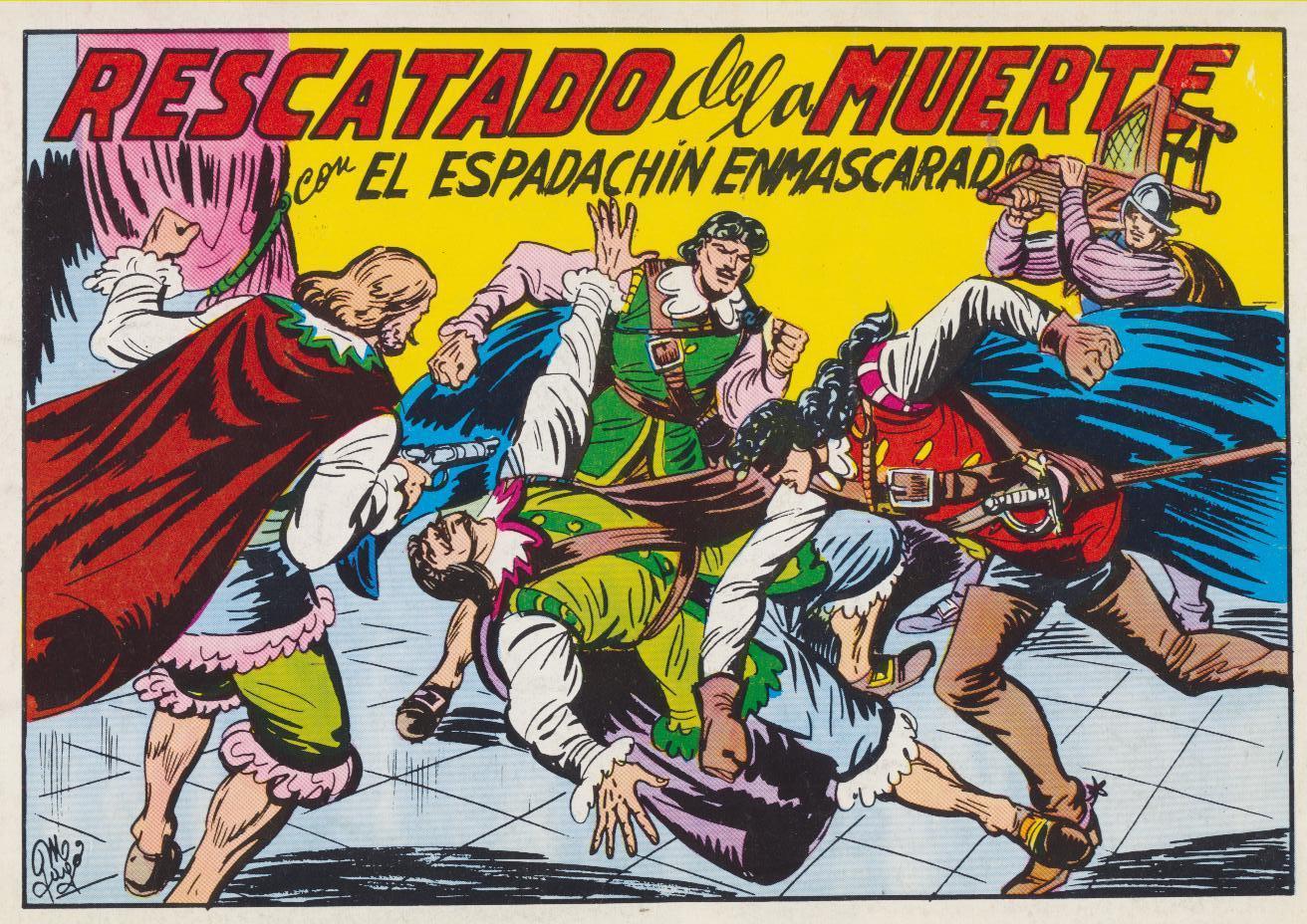 El Espadachín Enmascarado 2ª nº 51. 3 en 1. Valenciana 1981