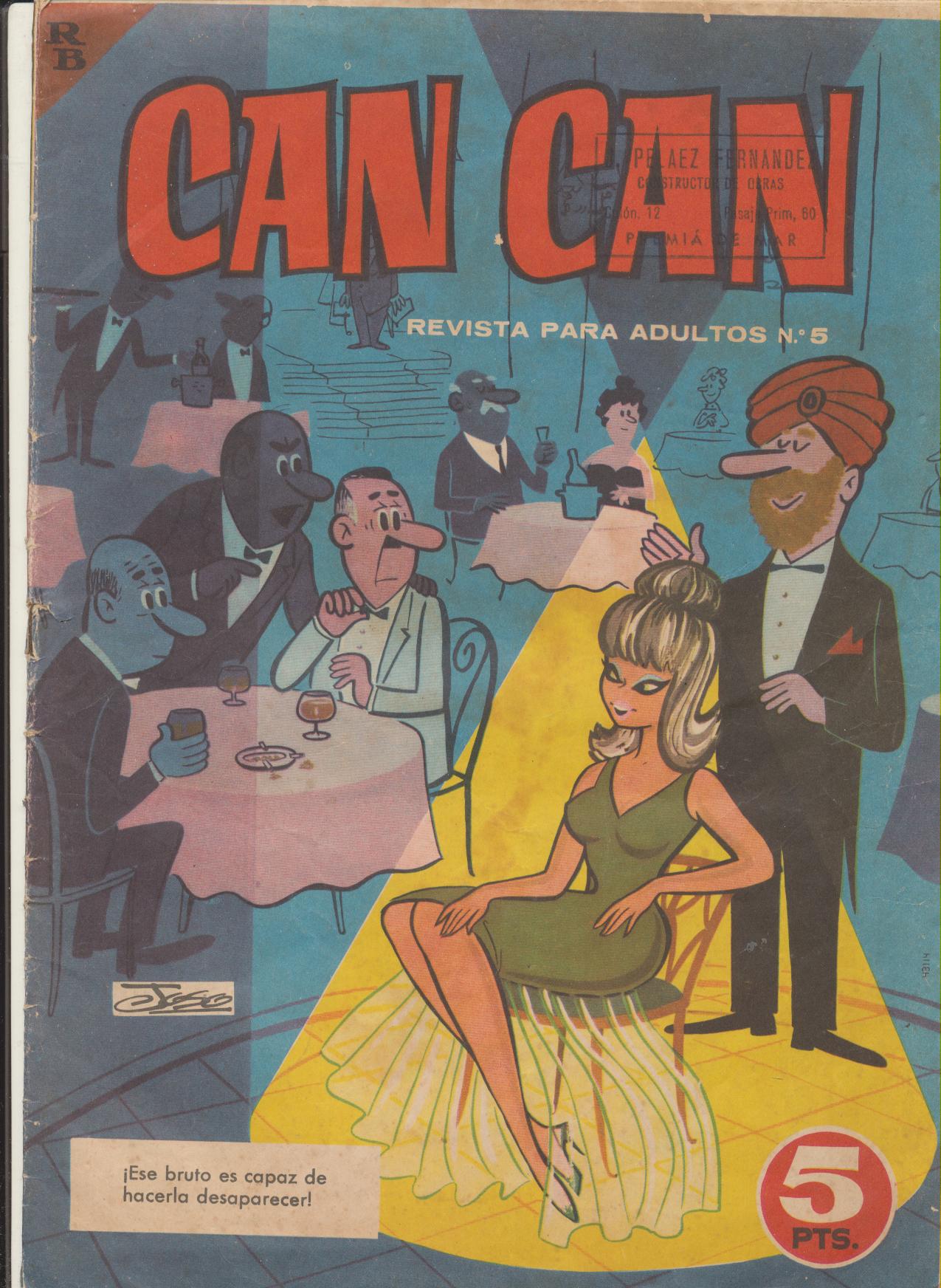 Can Can 2ª nº 5. Bruguera 1963