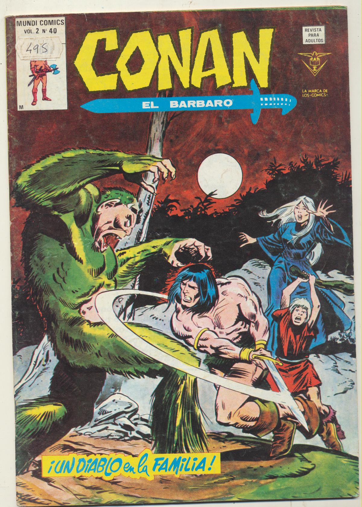 Conan El Bárbaro v2. Vértice 1974. Nº 40
